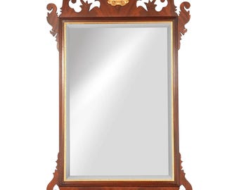NVIN0603 Vintage Henkel Harris Mahogany Mirror