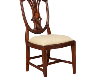 NDRSC058 Inlaid Shield Back Side Chair