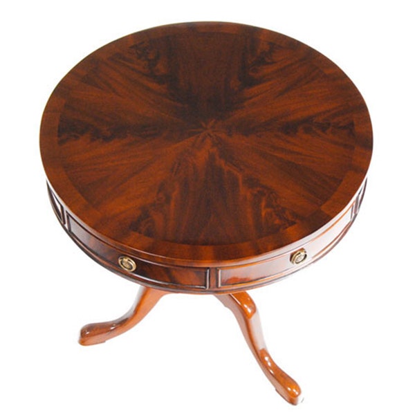 NSI013 Mahogany Drum Table