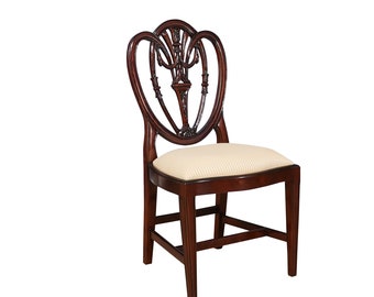 NDRSC104 Carved Shield Back Side Chair
