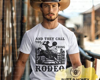 Cowboy Bull Riding SVG: Rodeo Shirt Design, Western Graphic (Digital Download