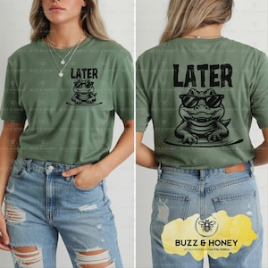 Later Gator SVG: Funny Alligator with Sunglasses (Digital Download
