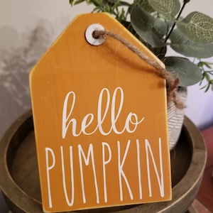 Rae Dunn Décor de plateau de niveau d’automne, étiquettes en bois d’automne, étiquettes en bois pour plateau de niveau, décor d’automne, décor à la maison, décor de plateau de niveau, rae dunn inspiré décor,