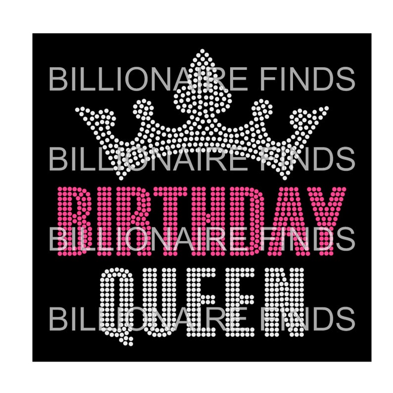 Download Birthday Queen 10ss Rhinestone SVG Birthday Queen SVG ...