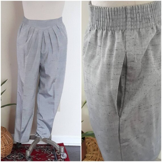 Plus Size Vintage Trousers, High Waisted Vintage P