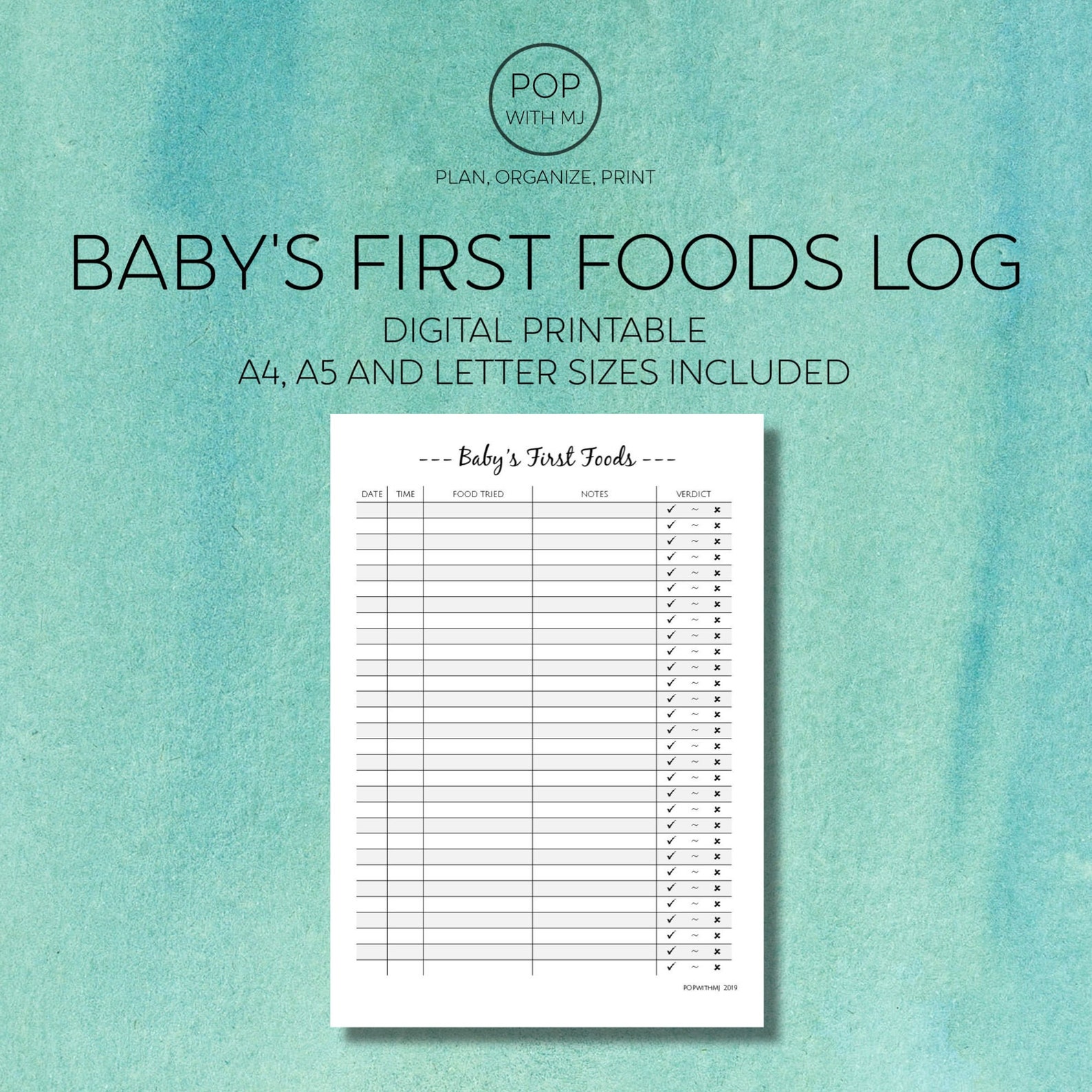 baby-s-first-foods-baby-food-log-baby-food-tracker-etsy