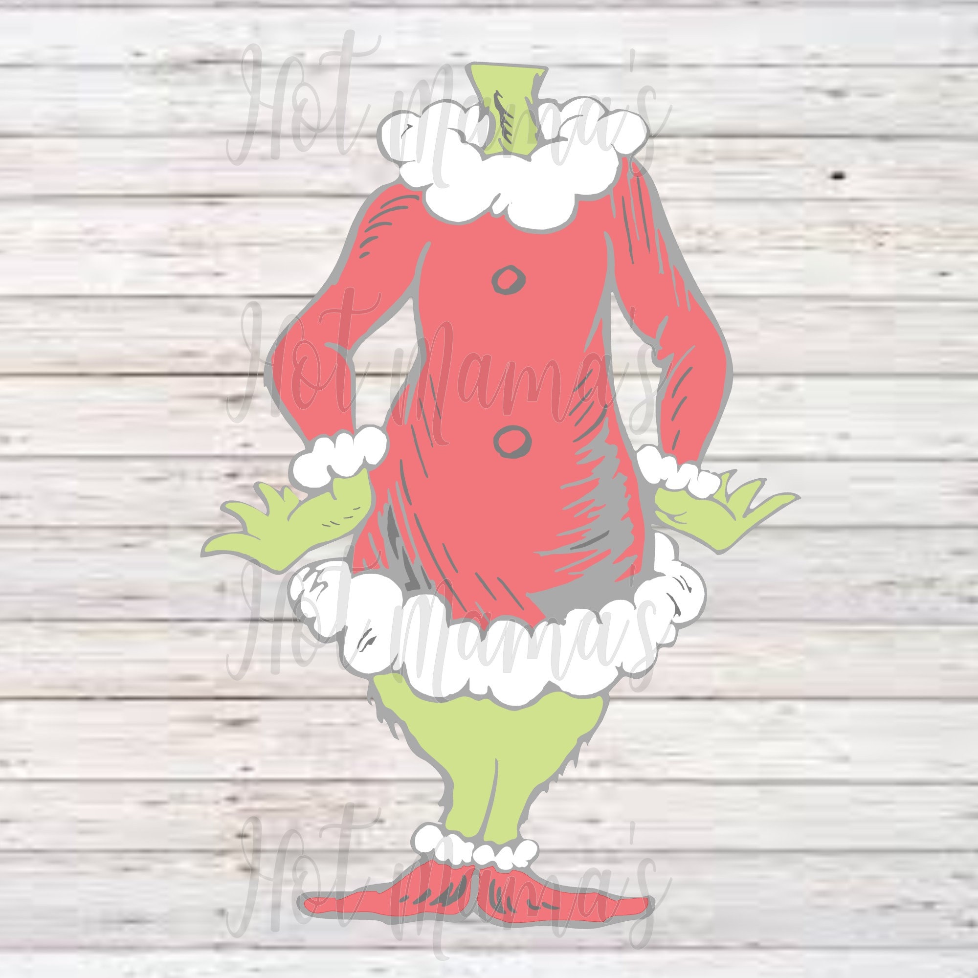 Full Body Grinch Svg