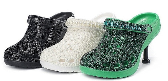 Crocs Cyprus IV heels Womens size 7 BLACK EU 37-38 NEW | eBay
