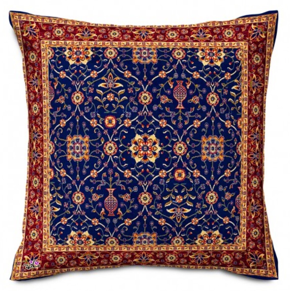 Velvet Persian Diba Design Throw Pillow Case Cushion Cover Etsy