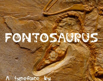 Fontosaurus *downloadbaar lettertype*