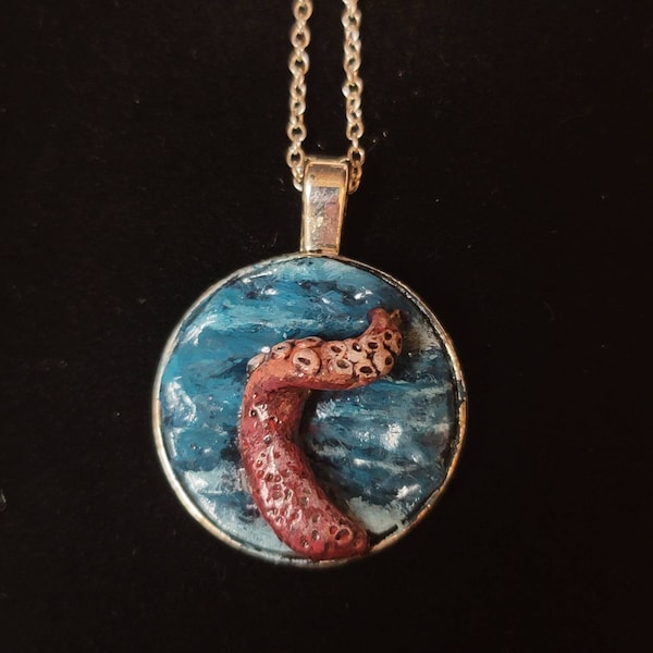 Octopus tentacle necklace