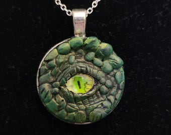 Groene drakenoog ketting