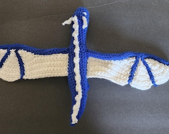 Blauw-witte draak uit het ei