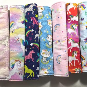 Copricinture di sicurezza imbottiti per bambini e bambine, a forma di unicorno