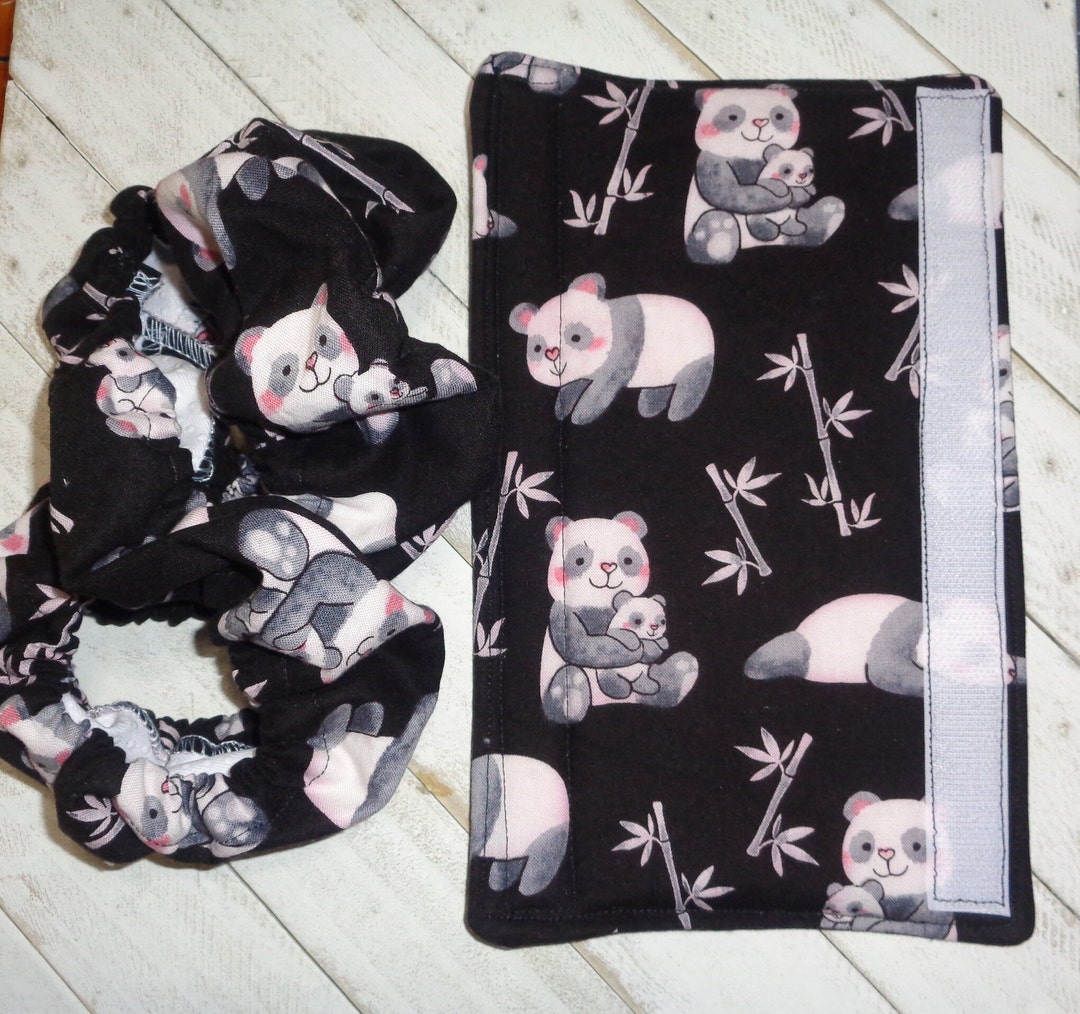 Cute Panda Bear Steering Wheel Cover Seatbelt Cover Etsy