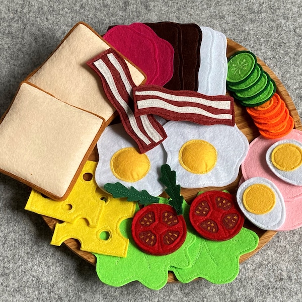 Felt Play Food Etsy