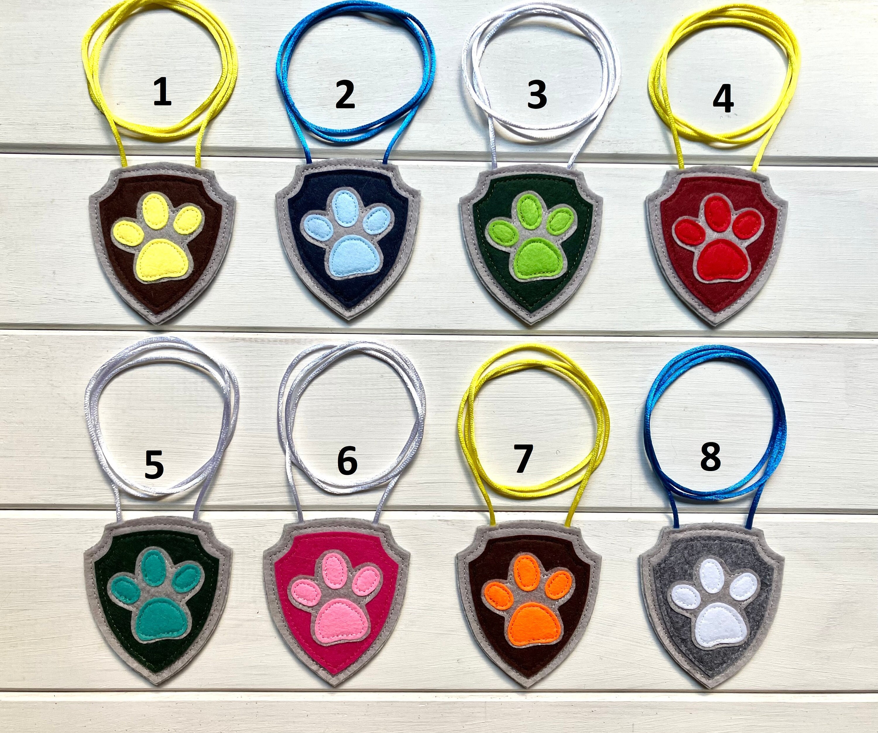 Paw patrol dog id tags hotsell