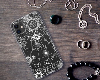 Personalised Phone case iPhone 11 Mystic Zodiac custom name initials phone silicone cover iPhone 5s SE 6 6s Plus 7 8 X Xs max Xr 11 Pro MAX