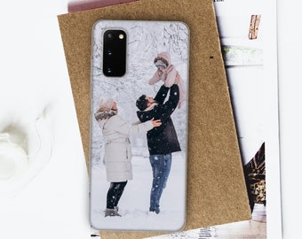 Personalised Photo Collage Phone Case soft silicone cover for Galaxy S8 S9 Plus S10e S20 S21 UltraFather's Day