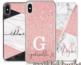 Personalized Marble Phone Case: Shockproof Soft Cover