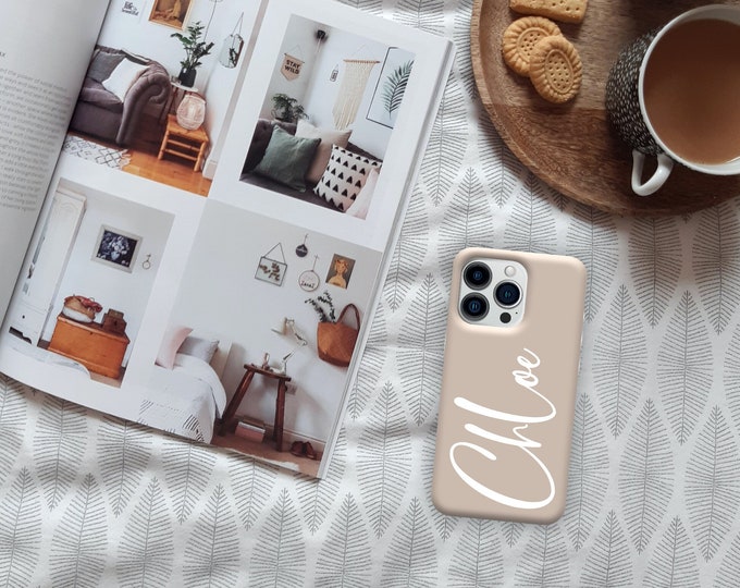 Personalised Phone case iPhone 15 custom name initials phone silicone cover iPhone 6 Plus 7 8 X Xs max Xr 11 12 13 Pro MAX 14 Plus Pro Max