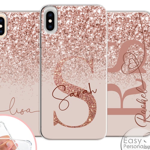 PERSONALISED Phone Case Initials Name Silicone Watercolour Etsy UK