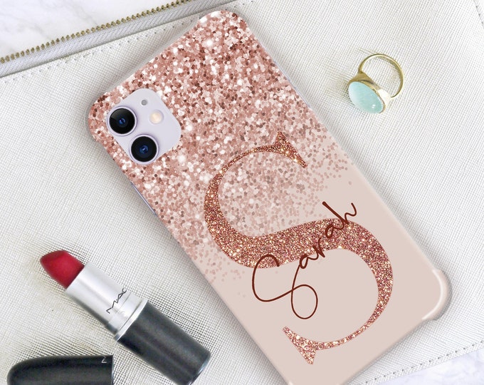Personalised Initials Name Phone shockproof soft phone case cover for iPhone 11 Pro Max X XR XS Max iPhone 12 Pro MaxFather's Day