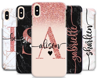 Flex Glitter Rose Gold iPhone Case iPhone Rose Gold Case Foil Flake Leaf Rose Gold Phone Case Copper iPhone Case, 5 5s SE 6 7 8 Plus