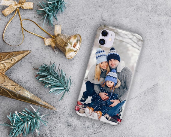 Personalized Photo Phone Case, Shockproof TPU Cover, Christmas Gift