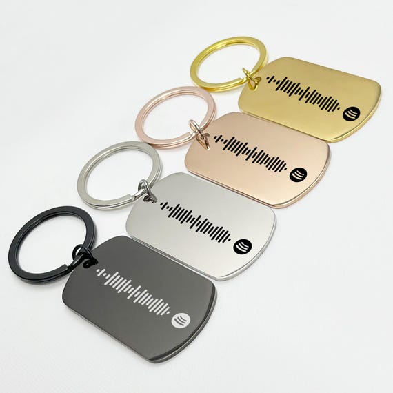 Laser Engraved Photo Keyring | Personalized Metal Keychain