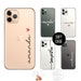 Personalised Phone case cute hearts custom name initials great gift phone silicone cover iPhone 5 5s SE 6 6s Plus 7 8 X Xs max Xr 11 Pro MAX 