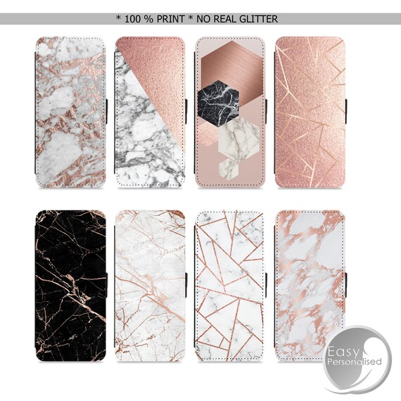 marble wallet phone case