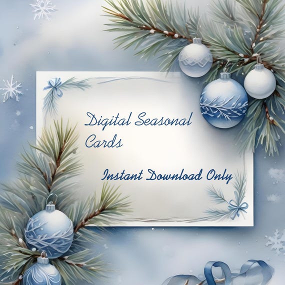 Digital Seasonal Cards – Instant Download OnlyFather's Day