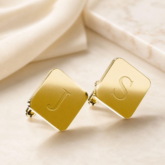Engraved Cufflinks, Wedding Cufflink, Groomsman Wedding Cufflink, Best man Cufflinks, Wedding Gift Grooms Cufflink Personalised