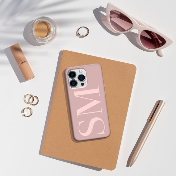 Personalized iPhone Case: Custom Initials Silicone Cover