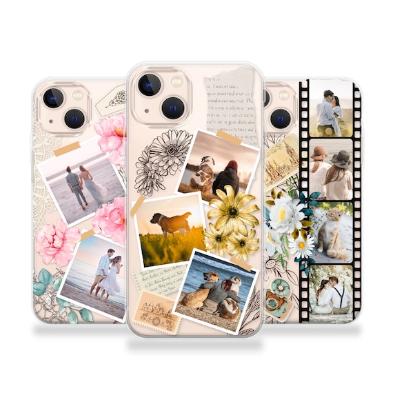 Personalized Photo Collage Phone Case: Custom Silicone Cover