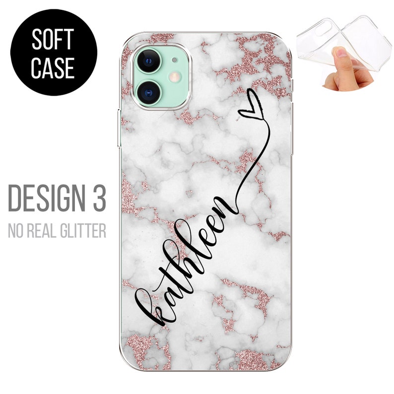 Iniciales de la funda del teléfono PERSONALIZADO nombre | Etsy