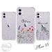 Personalised Name Phone shockproof slim transparent phone case cover for iPhone 11 Pro Max 6 SE 2020 7 8 Plus X XR XS Max 12 Pro Max 