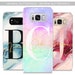 PERSONALIZED phone case initials name custom soft silicone marble cover for Samsung Galaxy S8 S8+ S9 S9+ S10 S10+ S20 S21 Ultra
