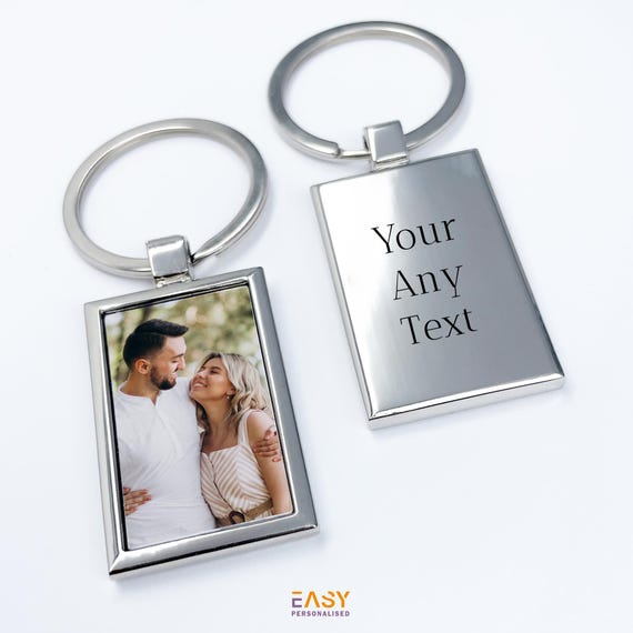 Personalized Metal Keychains with Photo Printing – Durable, Stylish, and VibrantFather's Day