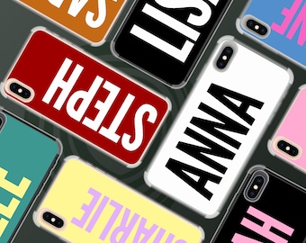 Personalized Name iPhone Case: Shockproof Soft Silicone Cover