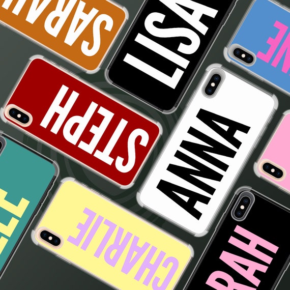 Personalized Name iPhone Case: Shockproof Soft Silicone Cover