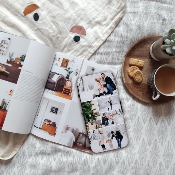 Cover Telefono Personalizzate Custodia Portafoglio Per Telefono Personalizzata - Stampa Tua Foto/Collage, Vari Modelli Compatibili IPhone Portafoglio