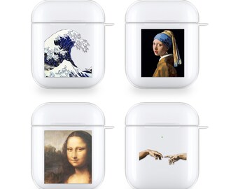 PERSONALISED case for Airpods 1st 2nd Generation Pro case cover for apple World ArtFather's Day