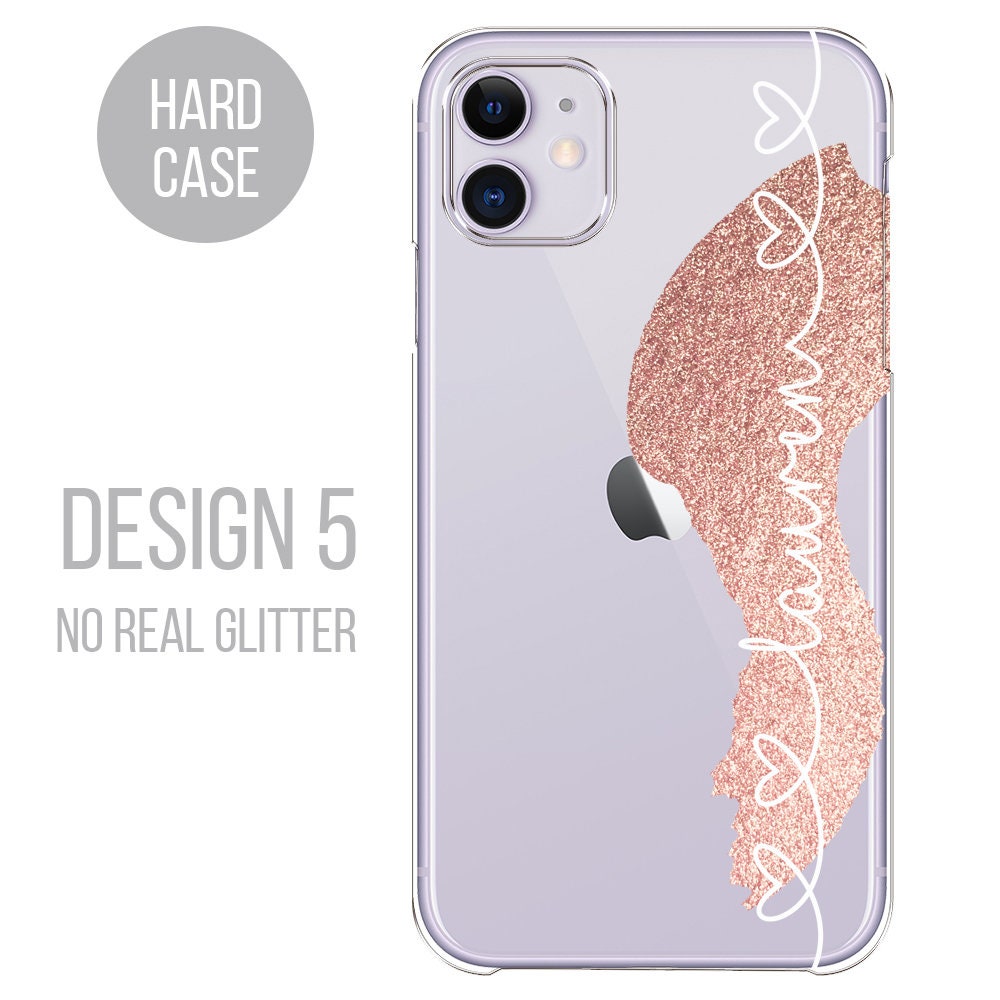 PERSONALISED phone case name initial hard plastic phone case Etsy