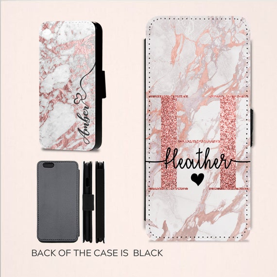 marble wallet phone case