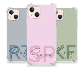 Personalised Name Phone shockproof slim iPhone 13 phone case cover for iPhone 11 Pro Max  7 8 Plus X XR XS Max 12 Pro MaxFather's Day