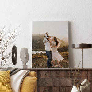 Personalisierte Leinwand. Dein Bild auf Leinwand. Benutzerdefinierte Leinwand. Drucken Sie Ihr eigenes Foto. Fertig zum Aufhängen auf LeinwandVatertag