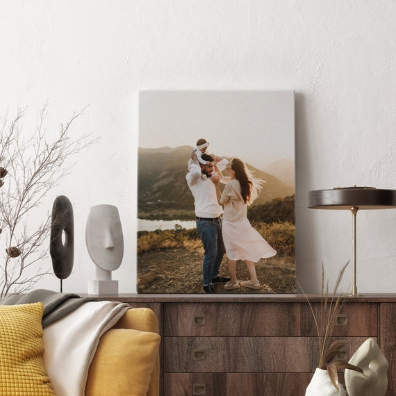 Personalized Photo Canvas Print: Custom Wall Art, Ready to Hang