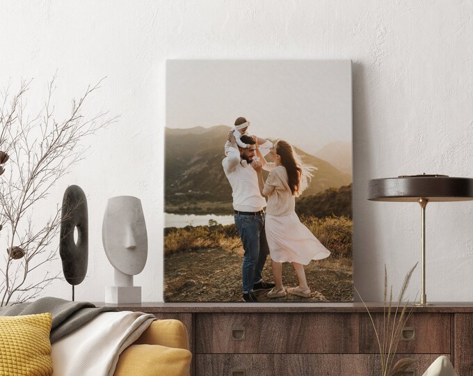 Personalised Canvas. Your Image On Canvas. Custom Canvas. Print Your Own Photo. Ready To Hang CanvasFather's Day